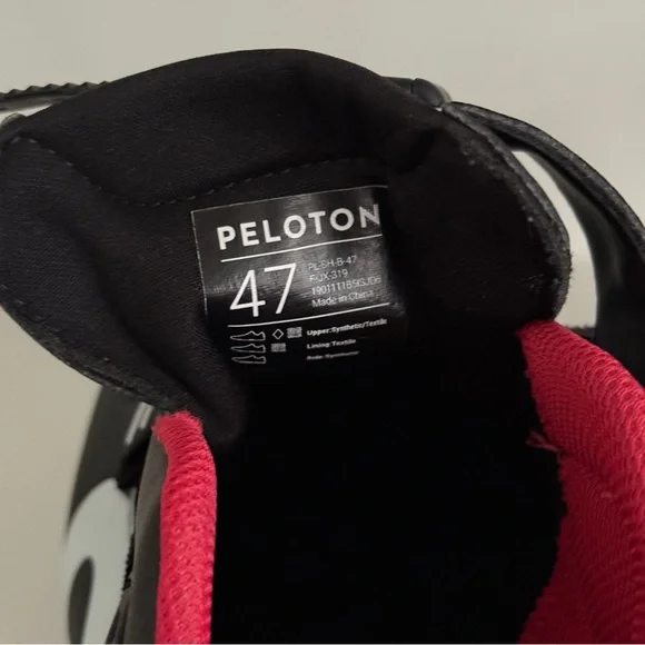 Peloton Black and Red Men’s Cycling Shoes size 47/13 - Picture 10 of 10